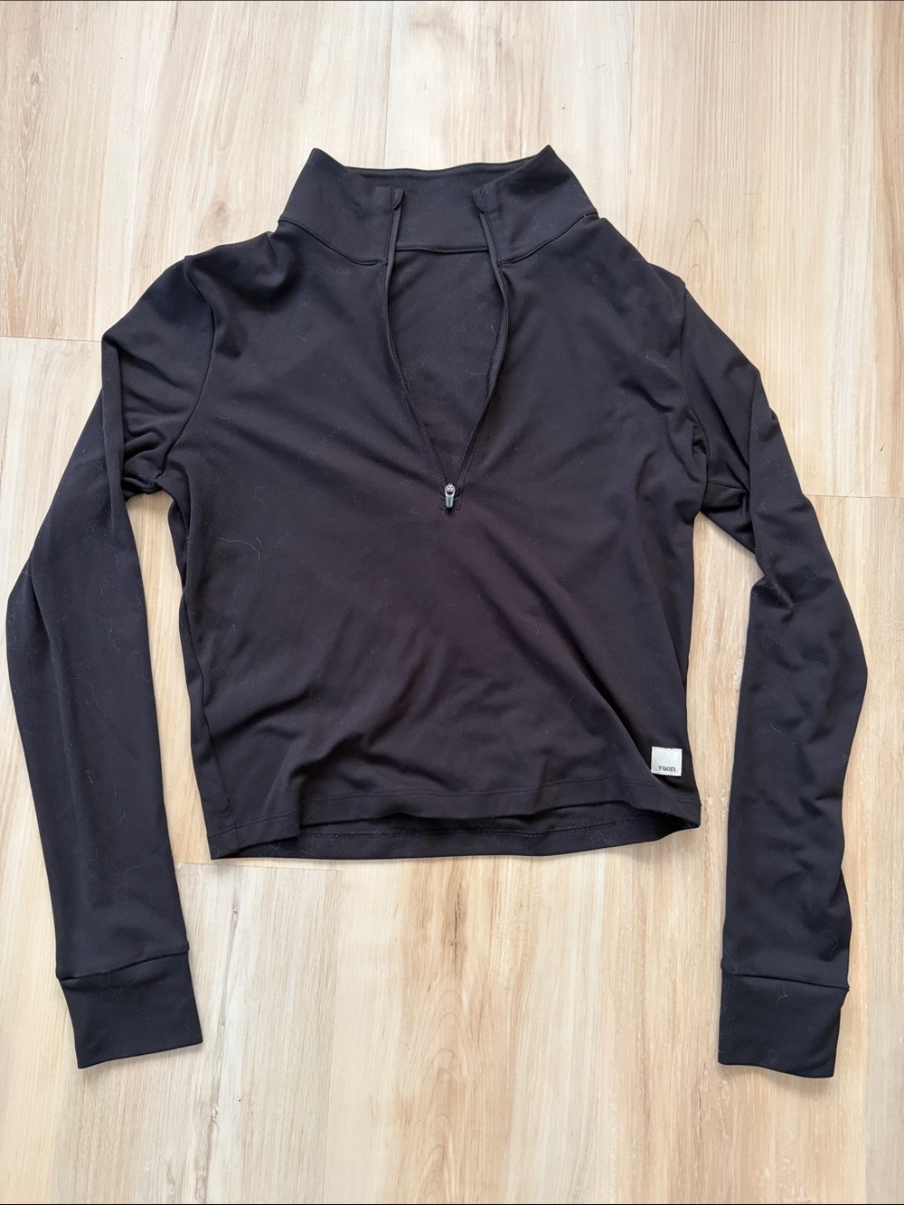 Vuori Black Studio Half Zip